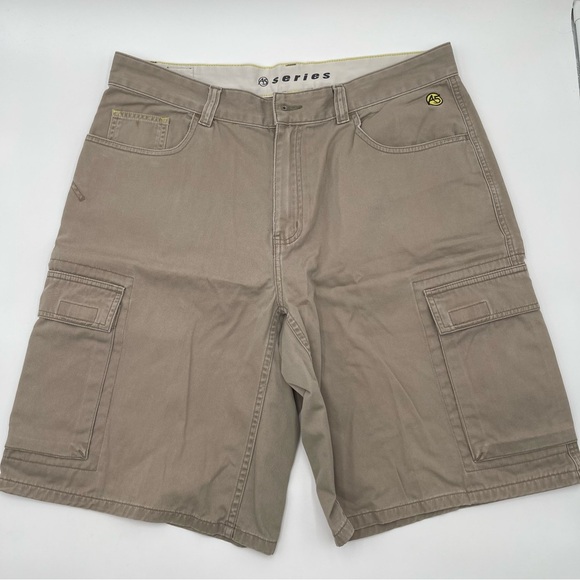 Vintage The North Face A5 Series Khaki Cargo Shorts Mens Size 36 Y2K - Picture 1 of 12